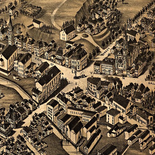 Medford, Massachusetts by O.H. Bailey &amp; Co., 1880