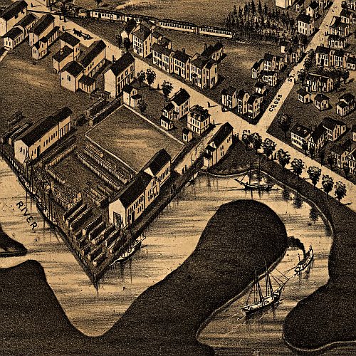 Medford, Massachusetts by O.H. Bailey &amp; Co., 1880