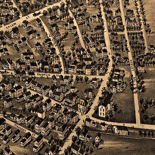 Medford, Massachusetts by O.H. Bailey &amp; Co., 1880