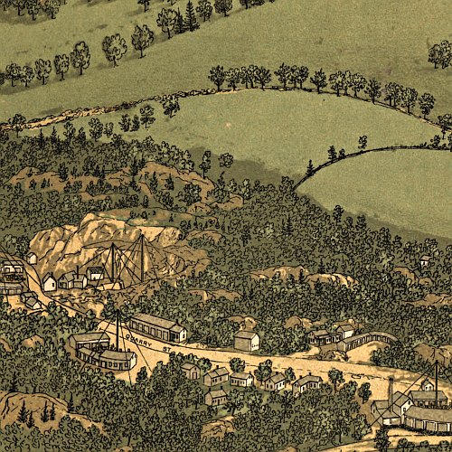 Quincy, Mass., From nature by E. Whitefield, 1877