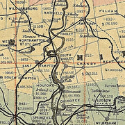 Rail road & township map of Massachusetts, published at the Boston Map Store, 1879