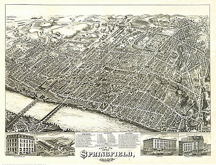 Springfield, Mass. by O.H. Bailey &amp; Co., 1875