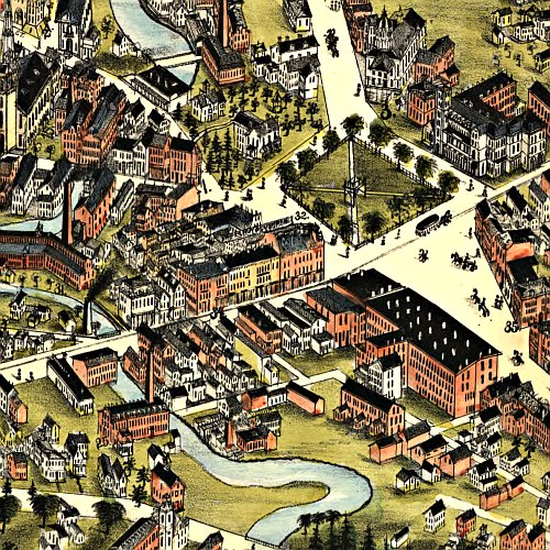 Taunton, Mass. by O.H. Bailey & Co., 1875