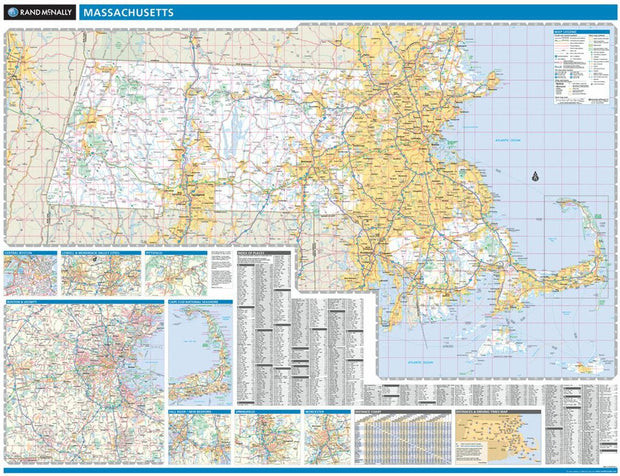 Massachusetts by Rand McNally