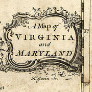 A map of Virginia and Maryland, 1767