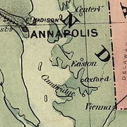 A new military map of the seat of war by J.H. Higginson, 1861