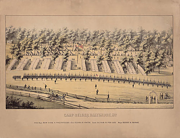 Camp Belger, Baltimore, 1862