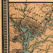 Map of the seat of war, 1861