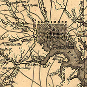 Map of the State of Maryland, 1841