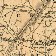 Map of the State of Maryland, 1841