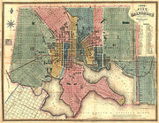 Plan of the city of Baltimore compiled from actual survey, 1822