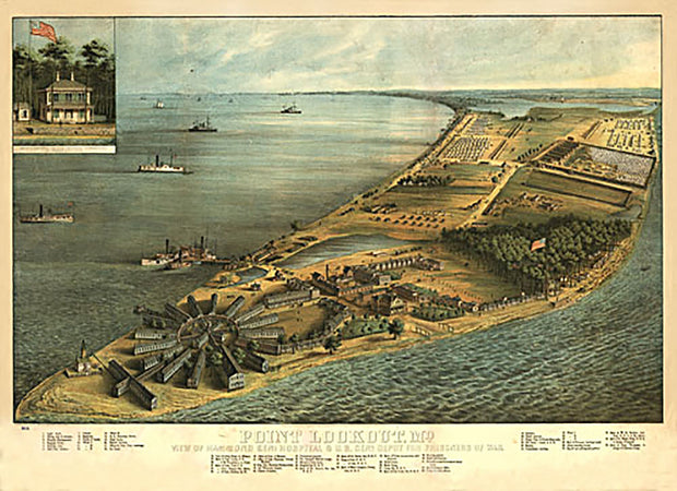 Point Lookout, Maryland, 1864