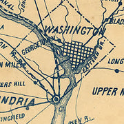 The new war map of Maryland, part of Virginia & Pennsylvania, 1863