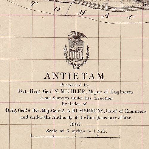 Antietam prepared by Bvt. Brig. Genl. N. Michler