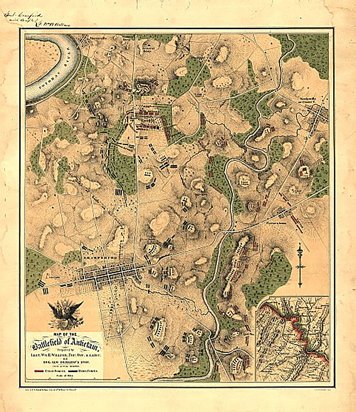 Civil War Antietam Maryland – American Map Store
