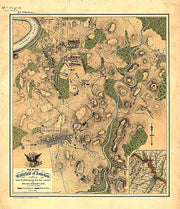 Map of the battlefield of Antietam, prepared by Lieut. Wm. H. Willcox