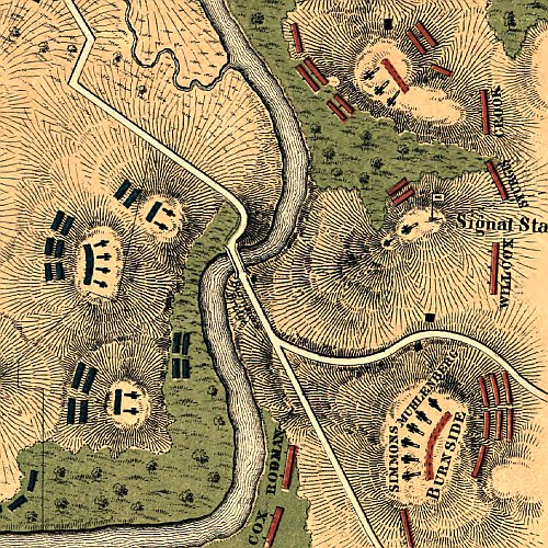 Map of the battlefield of Antietam, prepared by Lieut. Wm. H. Willcox