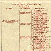 Map of the battlefield of Antietam