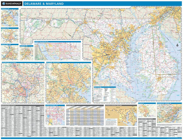 Maryland & Delaware by Rand McNally