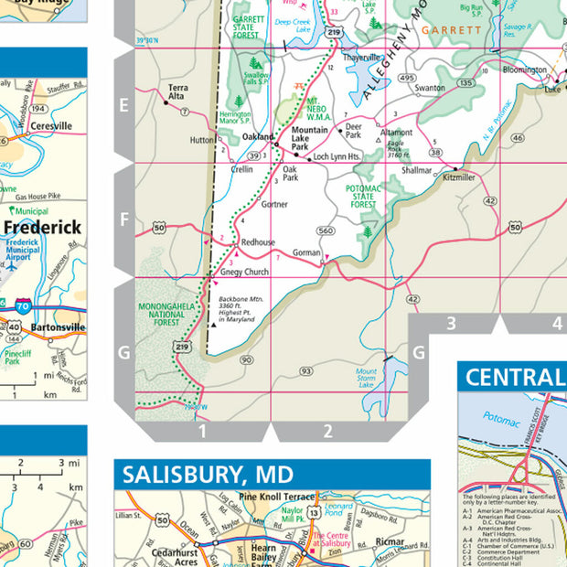 Maryland & Delaware by Rand McNally