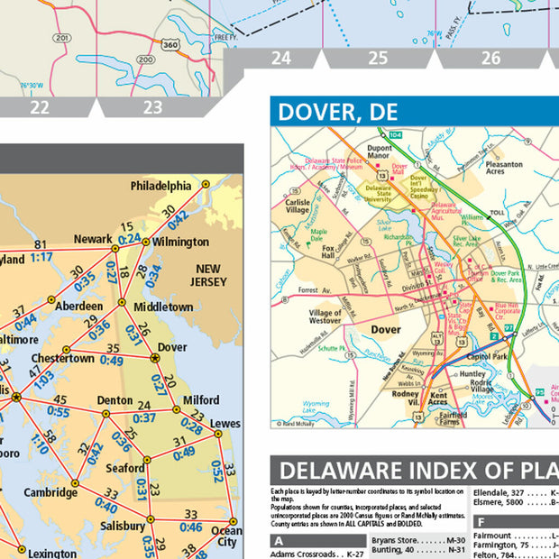 Maryland & Delaware by Rand McNally