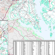 Premium Style Wall Map of Maryland by Market Maps