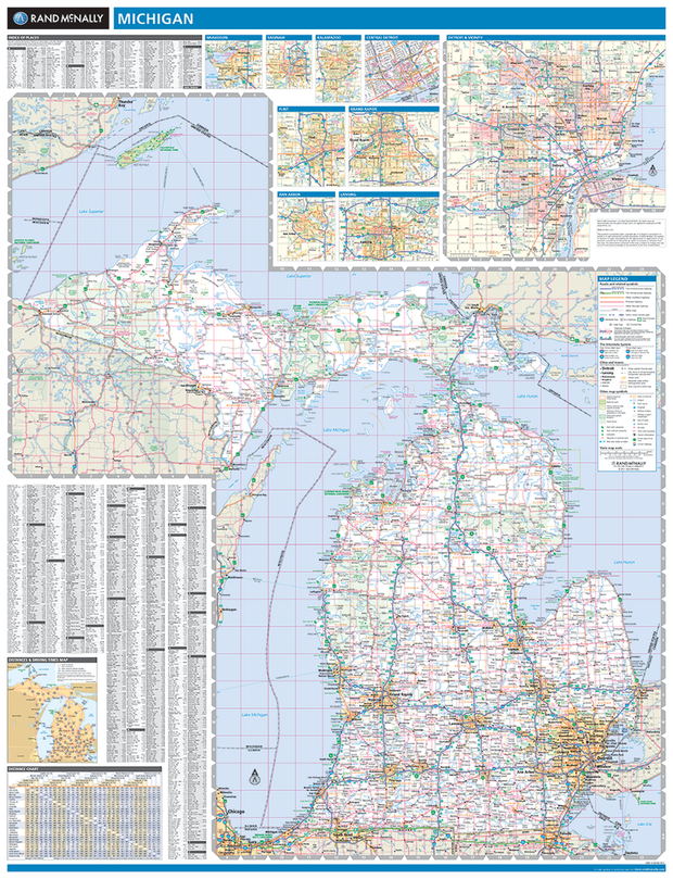 Michigan by Rand McNally