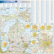 Michigan Wall Map by Globe Turner