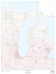 Michigan Zip Code Map