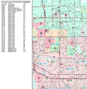 Premium Style Wall Map of St. Paul, MN. by Market Maps