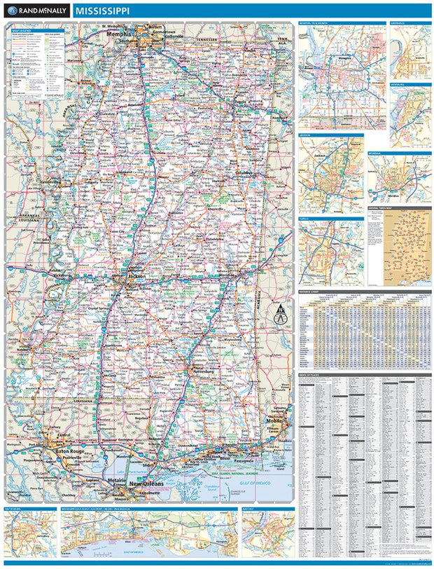 Mississippi by Rand McNally