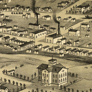 Birds-eye view of Helena, Montana by E. S. Glover, 1875