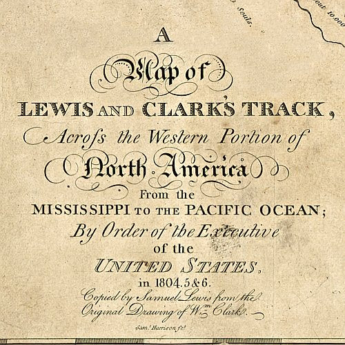 A Map of Lewis and Clark&