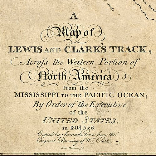 A Map of Lewis and Clark's Track, 1814