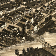 Bird's eye view of Missoula, Montana by Henry Wellge, 1884