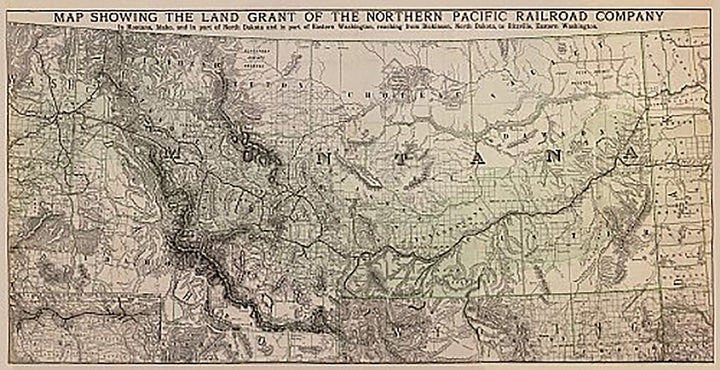 Northern Pacific Railroad Company by Rand McNally &amp; Company, 1890