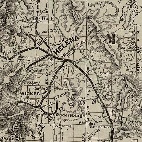 Northern Pacific Railroad Company by Rand McNally &amp; Company, 1890