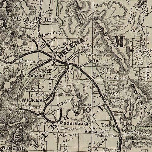 Northern Pacific Railroad Company by Rand McNally & Company, 1890