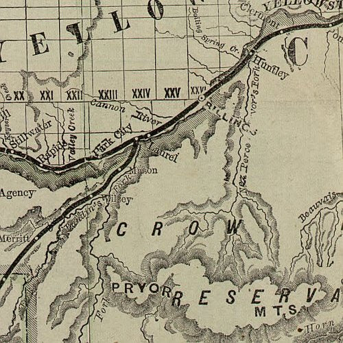Northern Pacific Railroad Company by Rand McNally &amp; Company, 1890