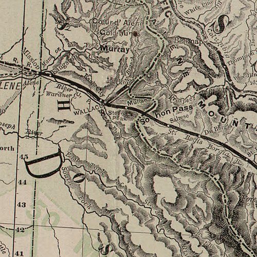 Northern Pacific Railroad Company by Rand McNally &amp; Company, 1890
