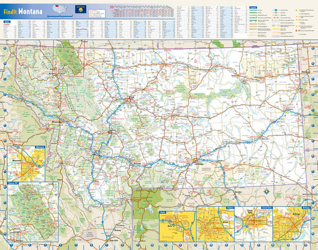 Montana Wall Map by Globe Turner