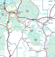 Premium Style Wall Map of Montana by Market Maps