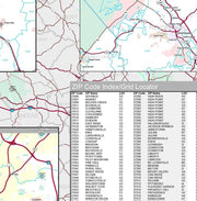 Premium Style Wall Map of North Carolina by Market Maps
