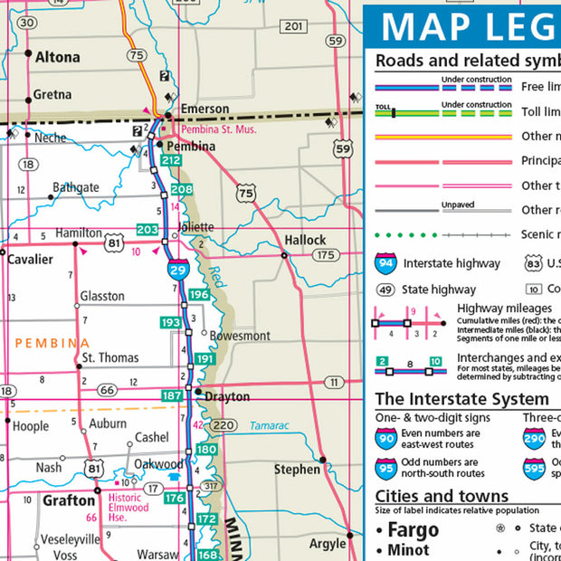 North Dakota by Rand McNally