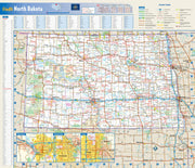 North Dakota Wall Map by Globe Turner