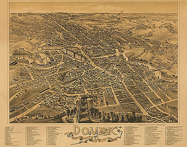 Dover, New Hampshire by A. F. Poole, 1888