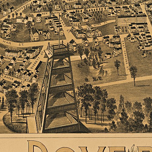 Dover, New Hampshire by A. F. Poole, 1888