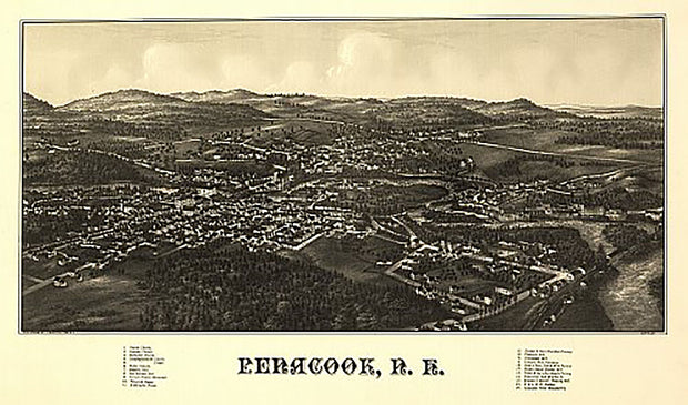 Penacook, New Hampshire by L. R. Burleigh, c1887