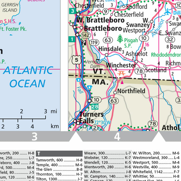 New Hampshire by Rand McNally