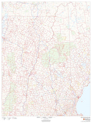 New Hampshire Zip Code Map